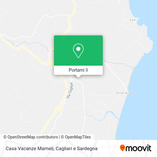 Mappa Casa Vacanze Mameli