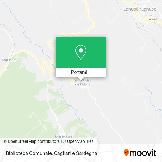 Mappa Biblioteca Comunale