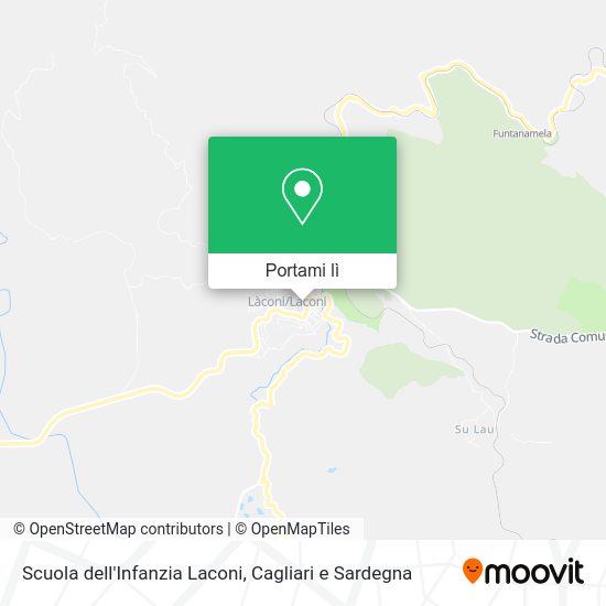 Mappa Scuola dell'Infanzia Laconi