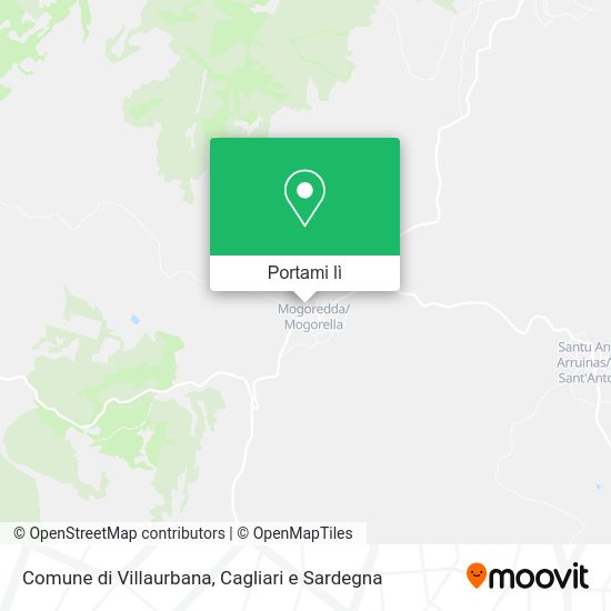 Mappa Comune di Villaurbana
