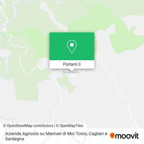 Mappa Azienda Agricola su Mannali di Moi Tonio