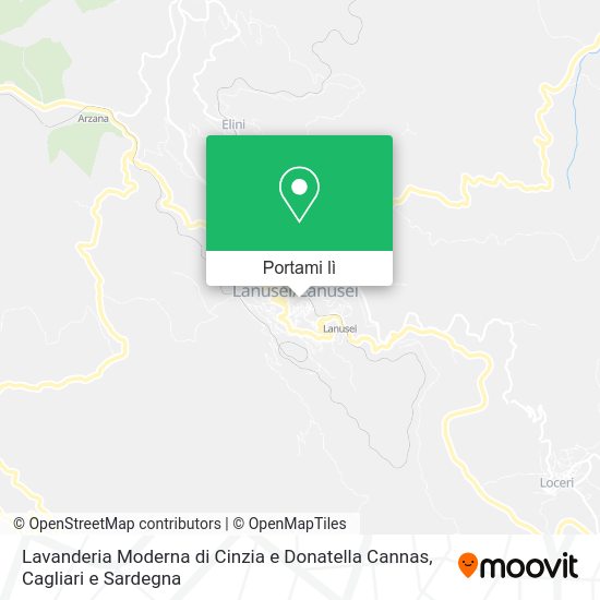 Mappa Lavanderia Moderna di Cinzia e Donatella Cannas