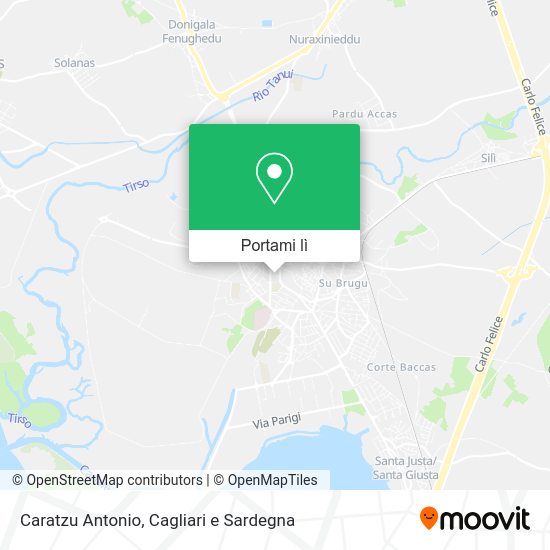 Mappa Caratzu Antonio