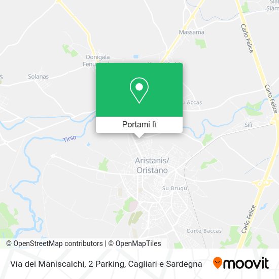 Mappa Via dei Maniscalchi, 2 Parking