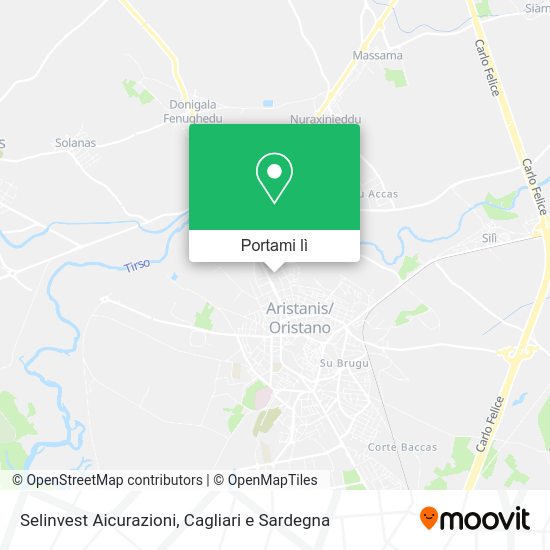 Mappa Selinvest Aicurazioni