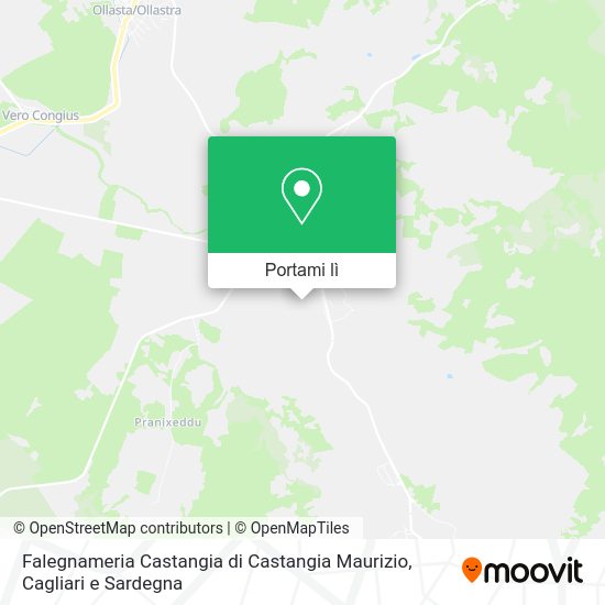 Mappa Falegnameria Castangia di Castangia Maurizio