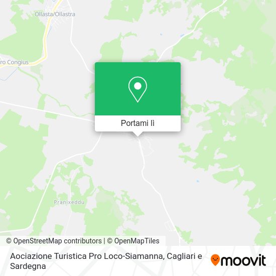 Mappa Aociazione Turistica Pro Loco-Siamanna