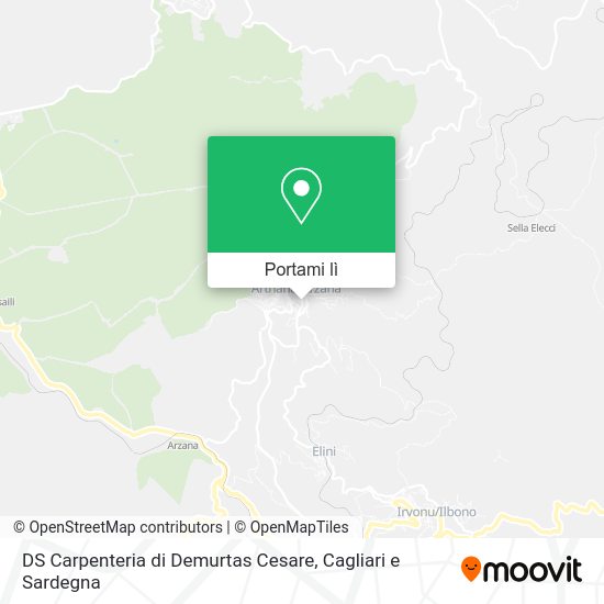 Mappa DS Carpenteria di Demurtas Cesare