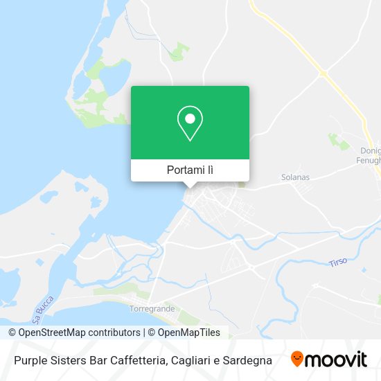 Mappa Purple Sisters Bar Caffetteria