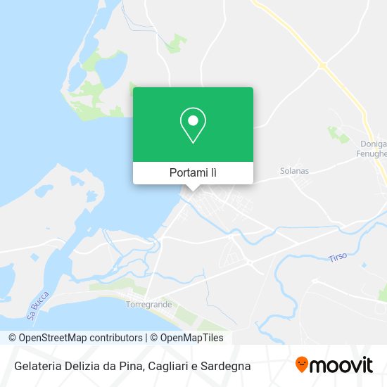 Mappa Gelateria Delizia da Pina