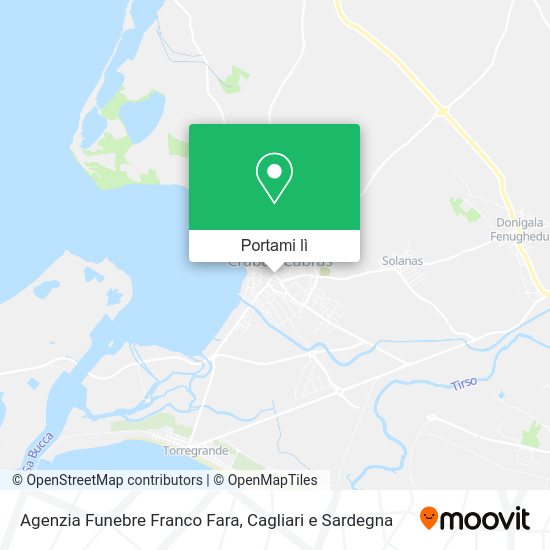 Mappa Agenzia Funebre Franco Fara