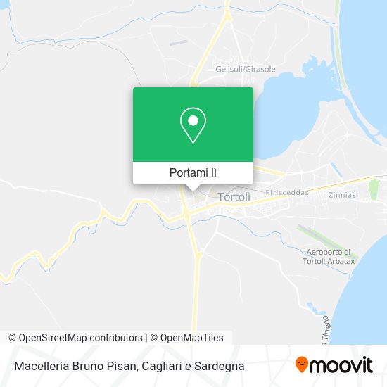 Mappa Macelleria Bruno Pisan