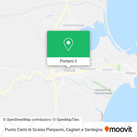 Mappa Punto Carni di Scalas Pierpaolo