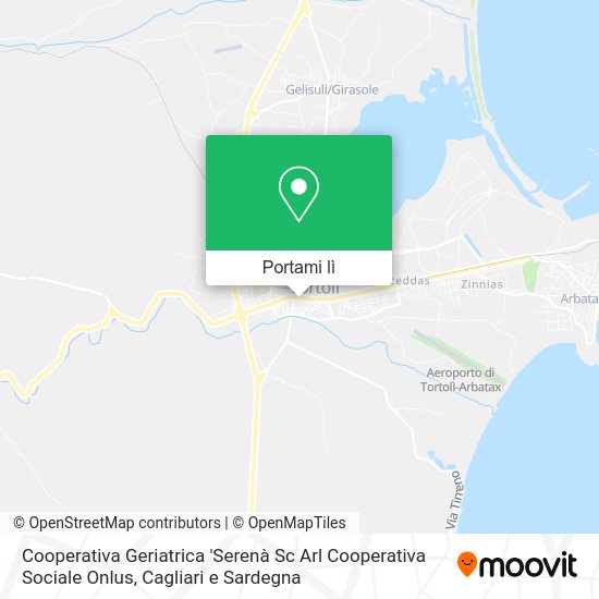 Mappa Cooperativa Geriatrica 'Serenà Sc Arl Cooperativa Sociale Onlus