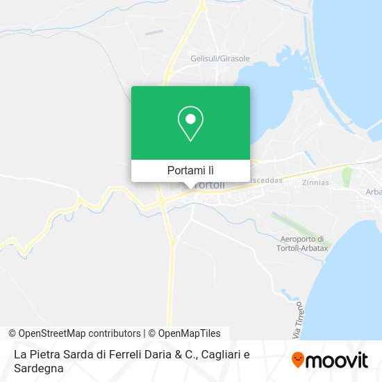 Mappa La Pietra Sarda di Ferreli Daria & C.
