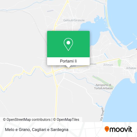Mappa Melo e Grano