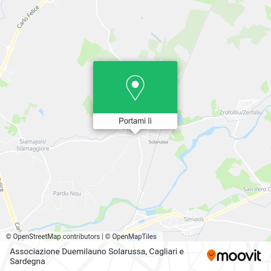 Mappa Associazione Duemilauno Solarussa