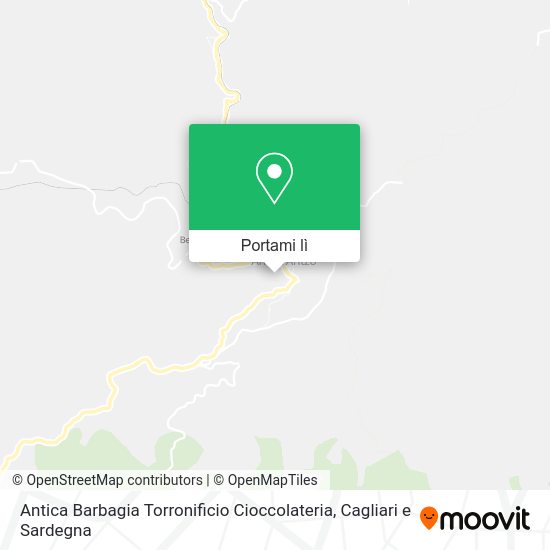 Mappa Antica Barbagia Torronificio Cioccolateria
