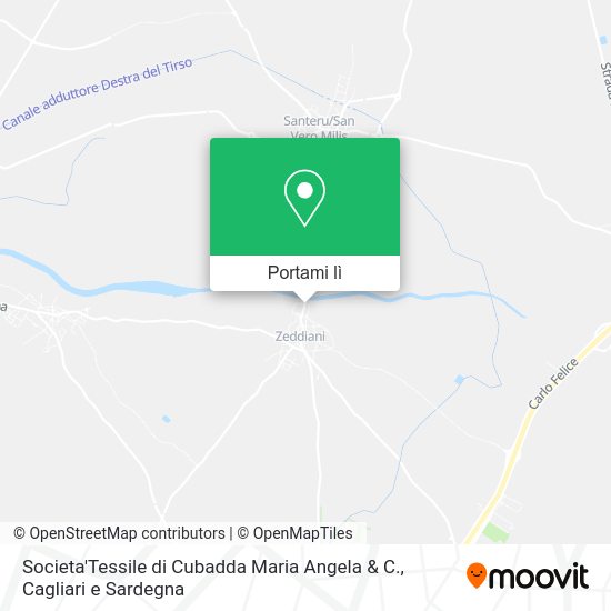 Mappa Societa'Tessile di Cubadda Maria Angela & C.