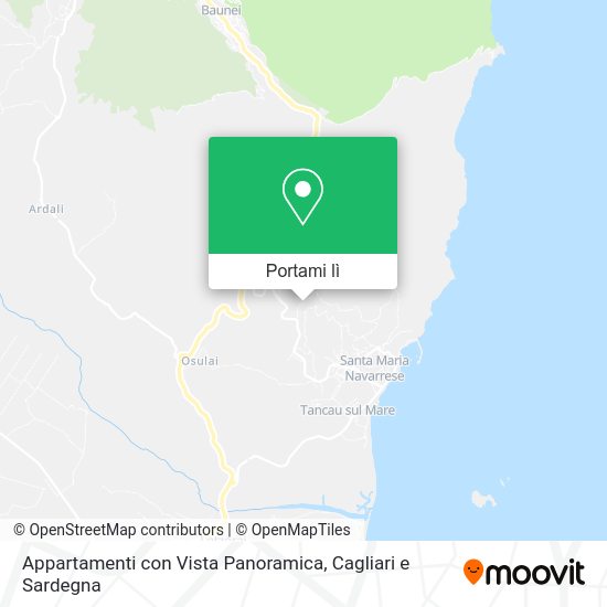 Mappa Appartamenti con Vista Panoramica