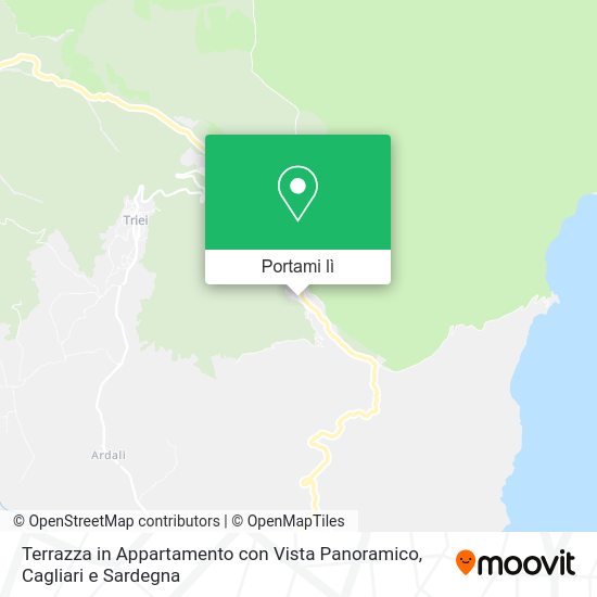 Mappa Terrazza in Appartamento con Vista Panoramico