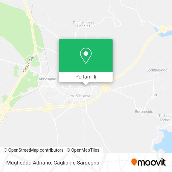 Mappa Mugheddu Adriano