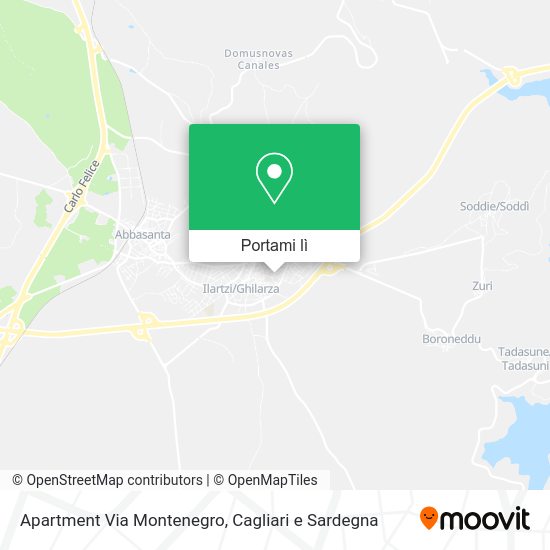 Mappa Apartment Via Montenegro