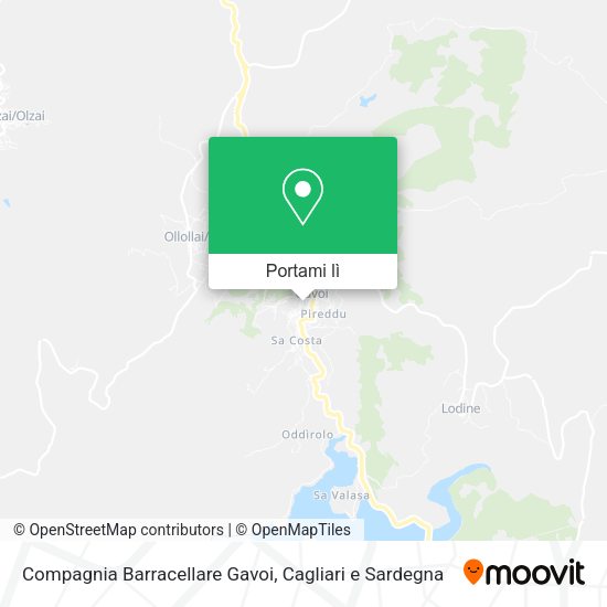 Mappa Compagnia Barracellare Gavoi