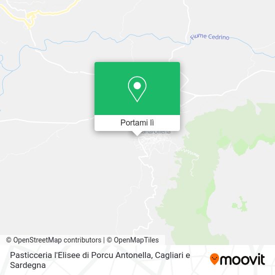 Mappa Pasticceria l'Elisee di Porcu Antonella