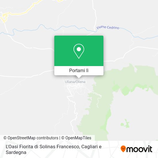 Mappa L'Oasi Fiorita di Solinas Francesco
