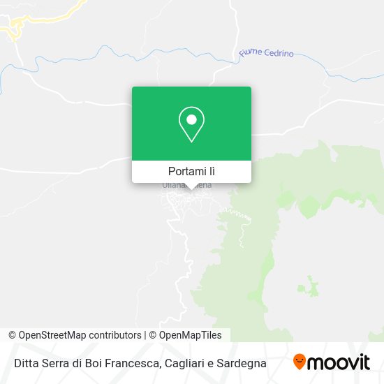 Mappa Ditta Serra di Boi Francesca