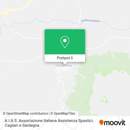 Mappa A.I.A.S. Associazione Italiana Assistenza Spastici