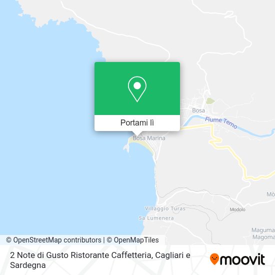 Mappa 2 Note di Gusto Ristorante Caffetteria