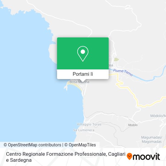 Mappa Centro Regionale Formazione Professionale