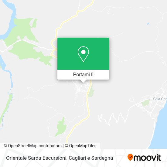 Mappa Orientale Sarda Escursioni