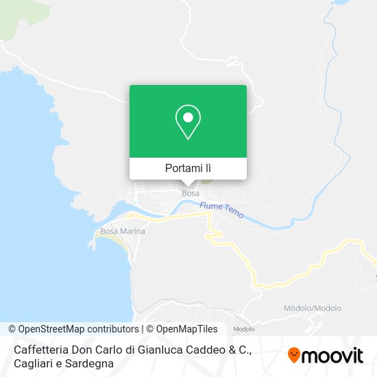 Mappa Caffetteria Don Carlo di Gianluca Caddeo & C.