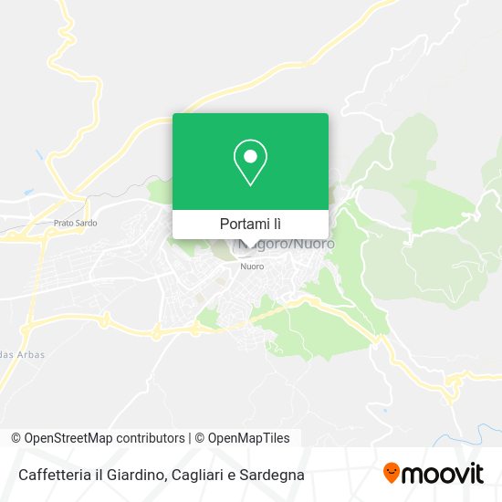 Mappa Caffetteria il Giardino