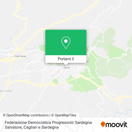 Mappa Federazione Democratica Progressisti Sardegna Salvatore