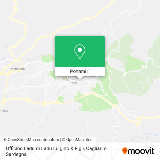 Mappa Officine Ladu di Ladu Luigino & Figli