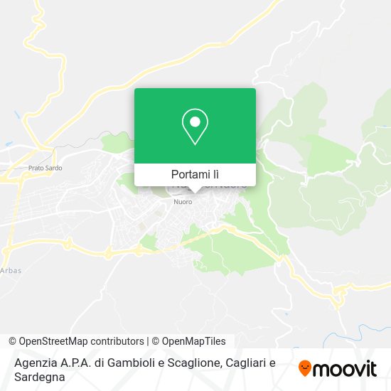 Mappa Agenzia A.P.A. di Gambioli e Scaglione