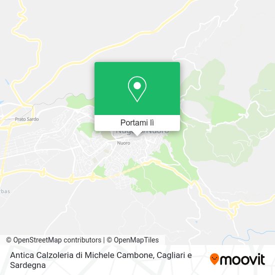 Mappa Antica Calzoleria di Michele Cambone