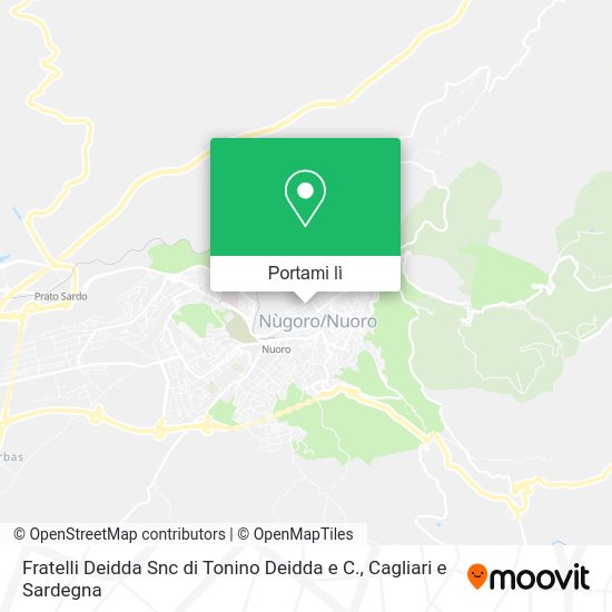 Mappa Fratelli Deidda Snc di Tonino Deidda e C.