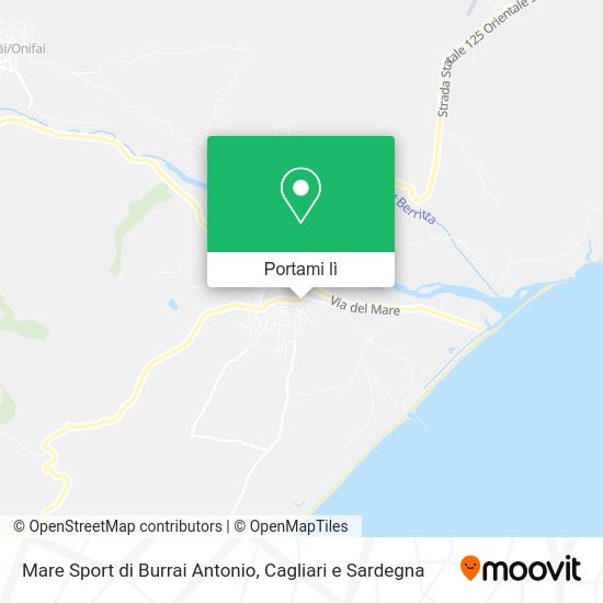Mappa Mare Sport di Burrai Antonio