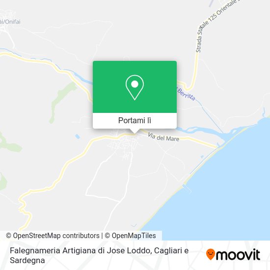 Mappa Falegnameria Artigiana di Jose Loddo