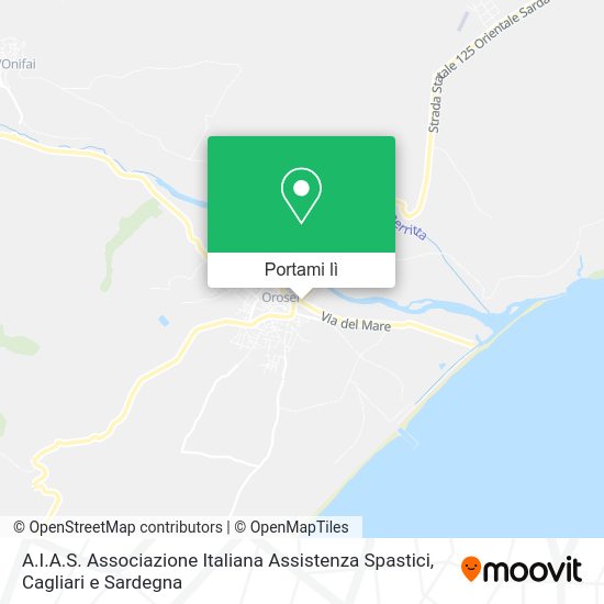 Mappa A.I.A.S. Associazione Italiana Assistenza Spastici