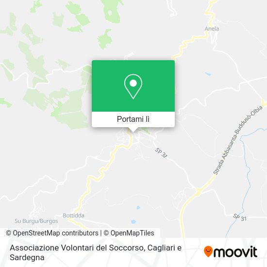 Mappa Associazione Volontari del Soccorso