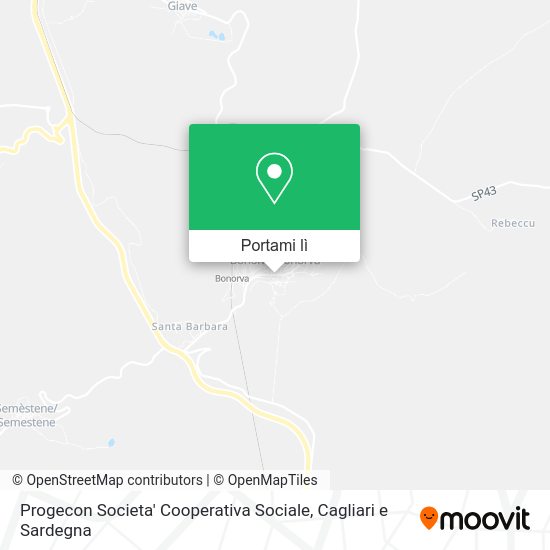 Mappa Progecon Societa' Cooperativa Sociale