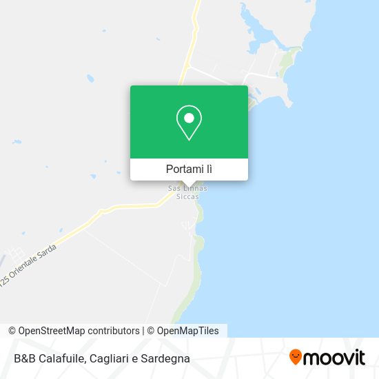 Mappa B&B Calafuile