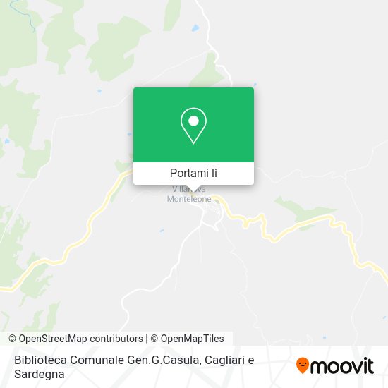 Mappa Biblioteca Comunale Gen.G.Casula