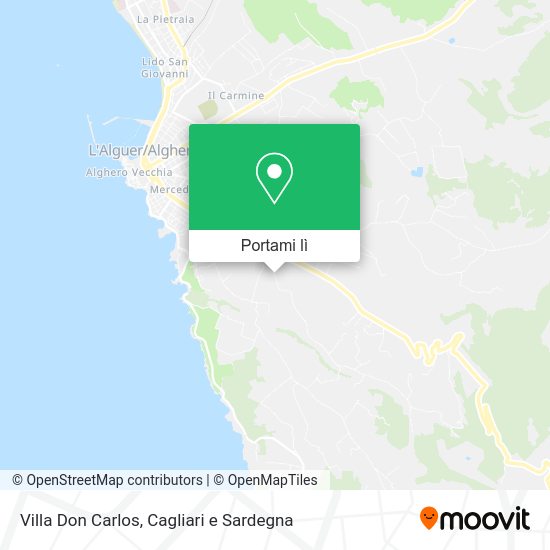 Mappa Villa Don Carlos